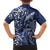 New Zealand Connecting with Seas Hawaiian Shirt Maori Tribal and Sea Animals Tattoo - White Glass Style