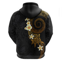 Polynesian Spiral Tribal Tattoo Hoodie Golden Color LT03 - Polynesian Pride
