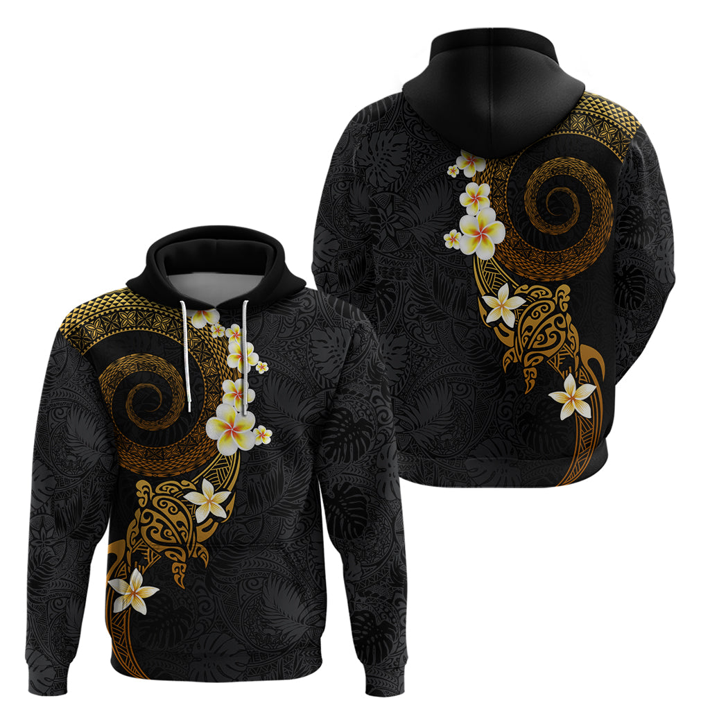 Polynesian Spiral Tribal Tattoo Hoodie Golden Color LT03 - Polynesian Pride