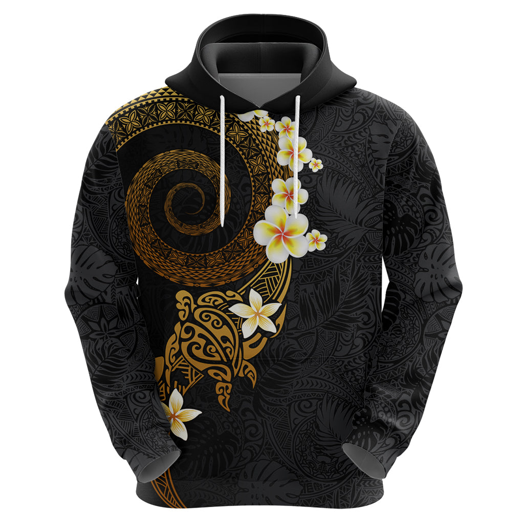 Polynesian Spiral Tribal Tattoo Hoodie Golden Color LT03 - Polynesian Pride