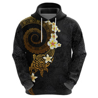 Polynesian Spiral Tribal Tattoo Hoodie Golden Color LT03 - Polynesian Pride