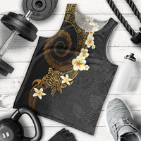 Polynesian Spiral Tribal Tattoo Men Tank Top Golden Color LT03 - Polynesian Pride
