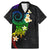 Polynesian Spiral Tribal Tattoo Family Matching Mermaid Dress and Hawaiian Shirt Fanciful Color