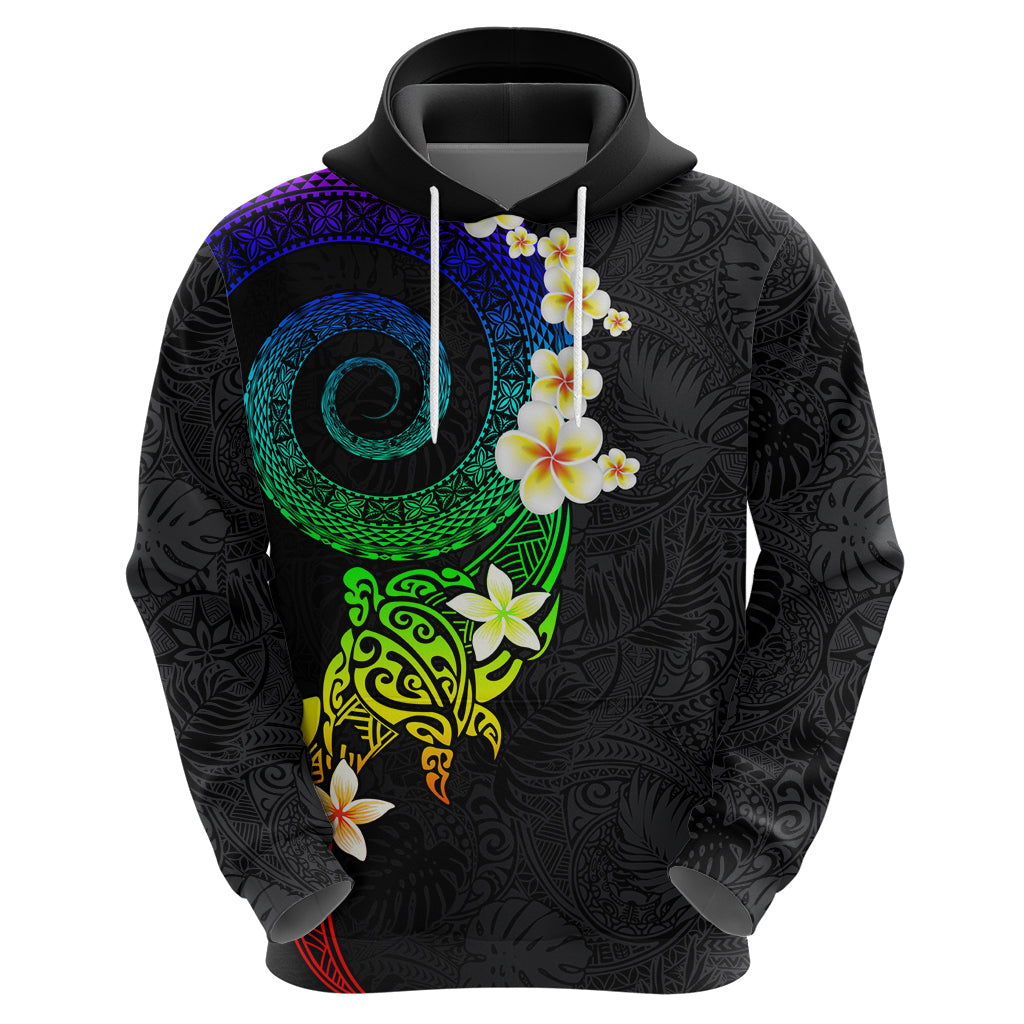 Polynesian Spiral Tribal Tattoo Hoodie Fanciful Color LT03 - Polynesian Pride