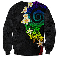 Polynesian Spiral Tribal Tattoo Sweatshirt Fanciful Color LT03 - Polynesian Pride