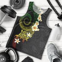 Polynesian Spiral Tribal Tattoo Men Tank Top Reggae Color LT03 - Polynesian Pride