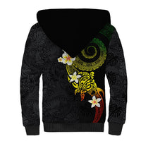 Polynesian Spiral Tribal Tattoo Sherpa Hoodie Reggae Color LT03 - Polynesian Pride