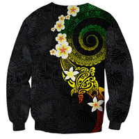 Polynesian Spiral Tribal Tattoo Sweatshirt Reggae Color LT03 - Polynesian Pride