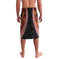 Hawaii Lei and Hibiscus Flowers Tribal Lavalava Patchwork Abstract Vintage LT03 - Polynesian Pride