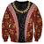 Hawaii Lei and Hibiscus Flowers Tribal Sweatshirt Patchwork Abstract Vintage