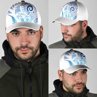 New Zealand Sea Animals Classic Cap with Maori Koru Tribal Tattoo and Silver Ferns Galaxy Style