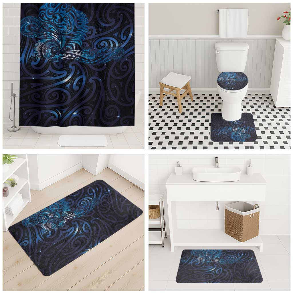 New Zealand New Year-Matariki Bathroom Set Aotearoa Maori Tattoo Galaxy Sky LT03 - Polynesian Pride
