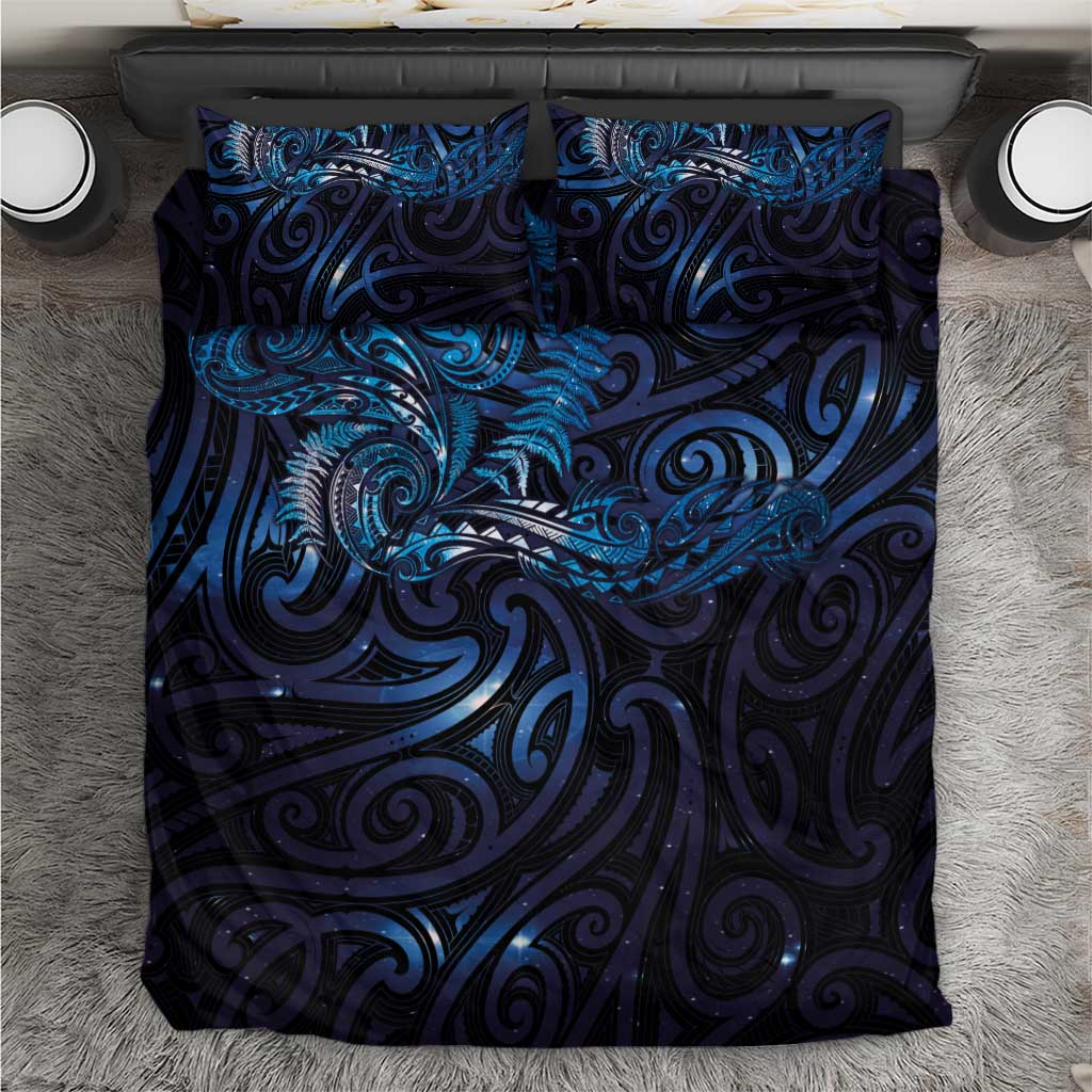 New Zealand New Year-Matariki Bedding Set Aotearoa Maori Tattoo Galaxy Sky LT03 Multicolor - Polynesian Pride