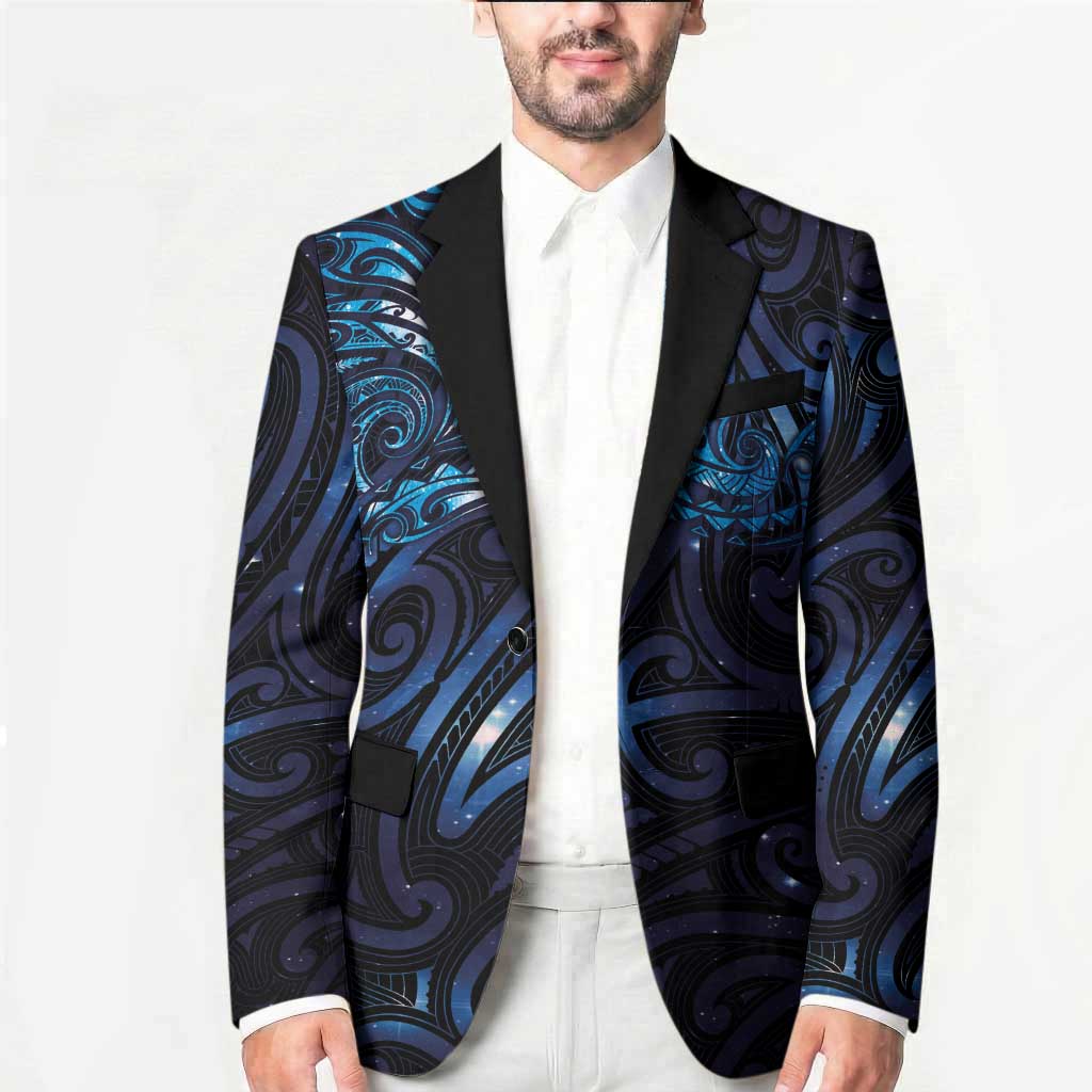 New Zealand New Year-Matariki Blazer Aotearoa Maori Tattoo Galaxy Sky LT03 - Polynesian Pride