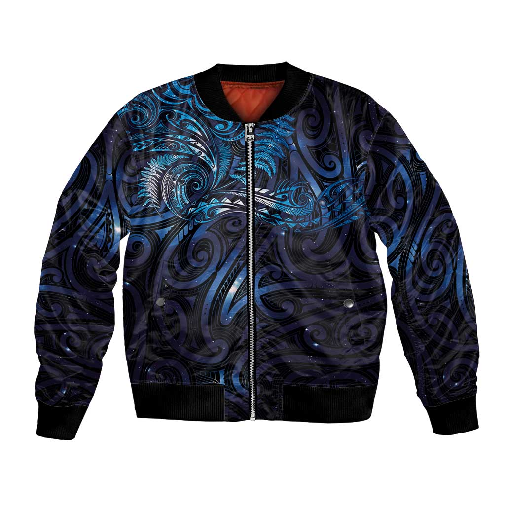 New Zealand New Year-Matariki Bomber Jacket Aotearoa Maori Tattoo Galaxy Sky LT03 Unisex Multicolor - Polynesian Pride