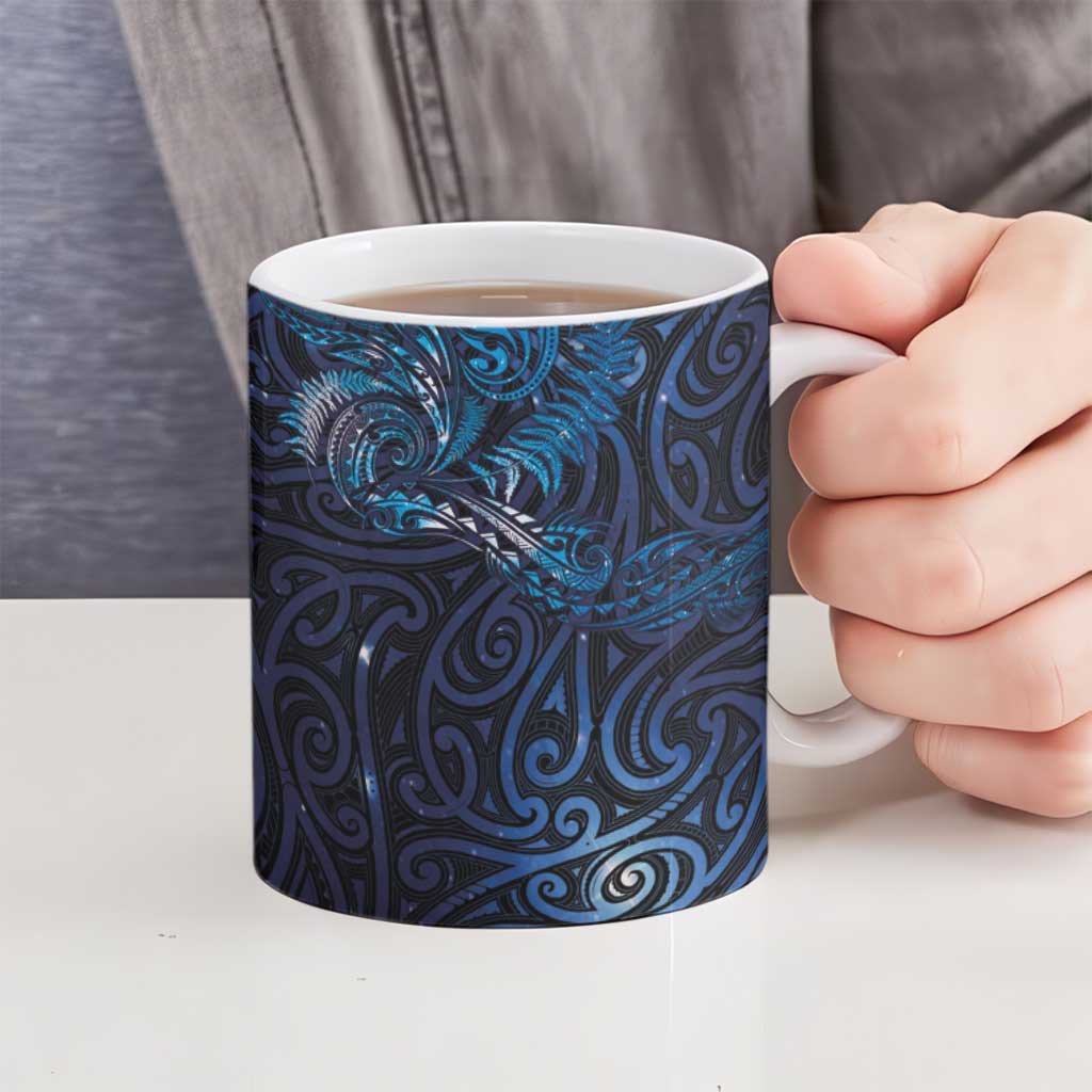 New Zealand New Year-Matariki Ceramic Mug Aotearoa Maori Tattoo Galaxy Sky LT03 - Polynesian Pride