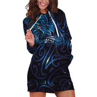New Zealand New Year-Matariki Hoodie Dress Aotearoa Maori Tattoo Galaxy Sky