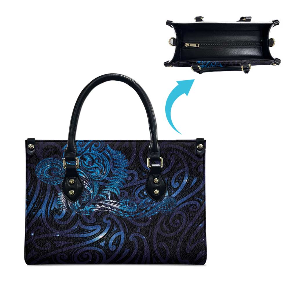New Zealand New Year-Matariki Leather Bag Aotearoa Maori Tattoo Galaxy Sky LT03 - Polynesian Pride