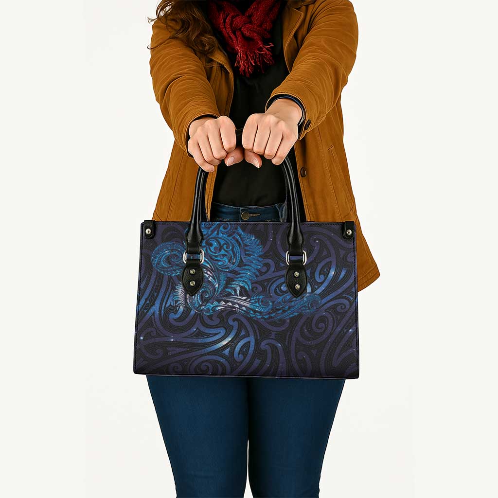 New Zealand New Year-Matariki Leather Bag Aotearoa Maori Tattoo Galaxy Sky LT03 - Polynesian Pride