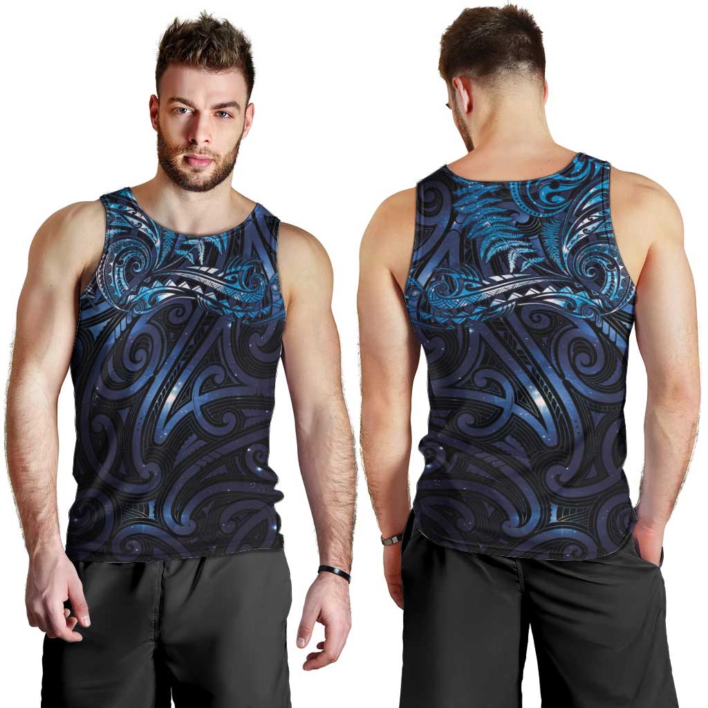 New Zealand New Year-Matariki Men Tank Top Aotearoa Maori Tattoo Galaxy Sky LT03 - Polynesian Pride