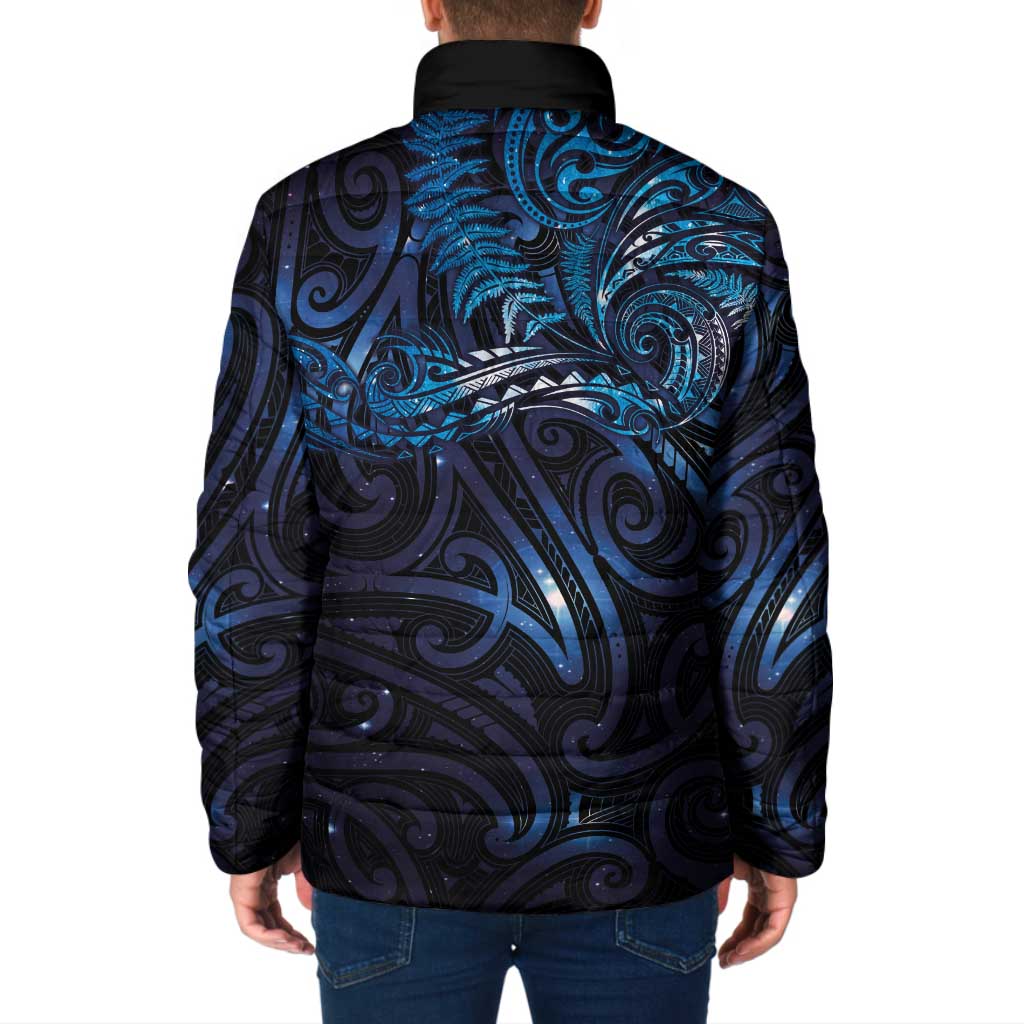 New Zealand New Year-Matariki Padded Jacket Aotearoa Maori Tattoo Galaxy Sky LT03 - Polynesian Pride