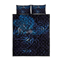 New Zealand New Year-Matariki Quilt Bed Set Aotearoa Maori Tattoo Galaxy Sky LT03 - Polynesian Pride