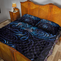 New Zealand New Year-Matariki Quilt Bed Set Aotearoa Maori Tattoo Galaxy Sky LT03 - Polynesian Pride