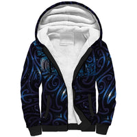 New Zealand New Year-Matariki Sherpa Hoodie Aotearoa Maori Tattoo Galaxy Sky