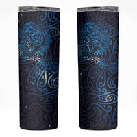 New Zealand New Year-Matariki Skinny Tumbler Aotearoa Maori Tattoo Galaxy Sky
