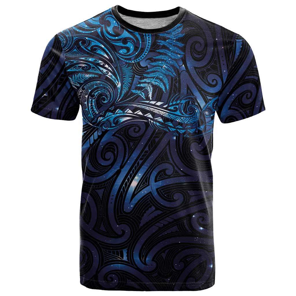 New Zealand New Year-Matariki T Shirt Aotearoa Maori Tattoo Galaxy Sky LT03 Multicolor - Polynesian Pride
