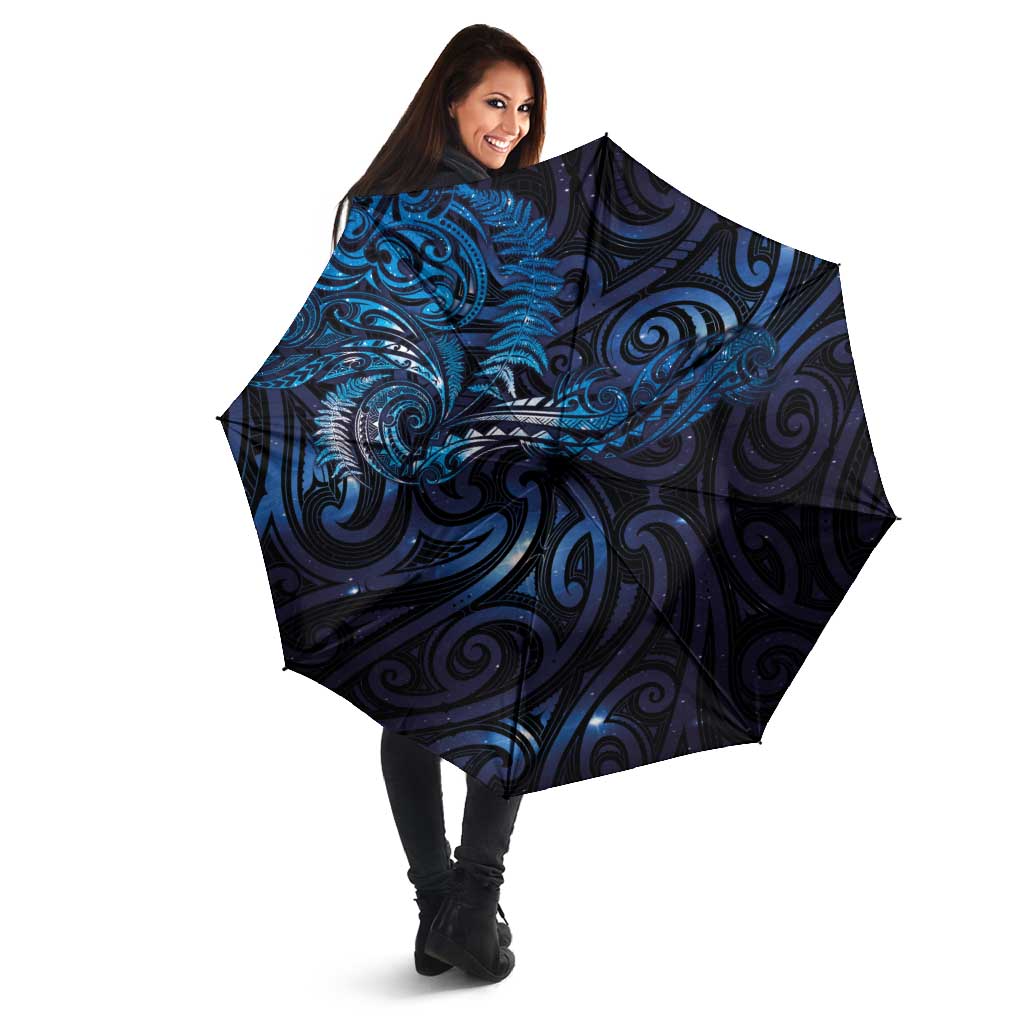 New Zealand New Year-Matariki Umbrella Aotearoa Maori Tattoo Galaxy Sky LT03 - Polynesian Pride