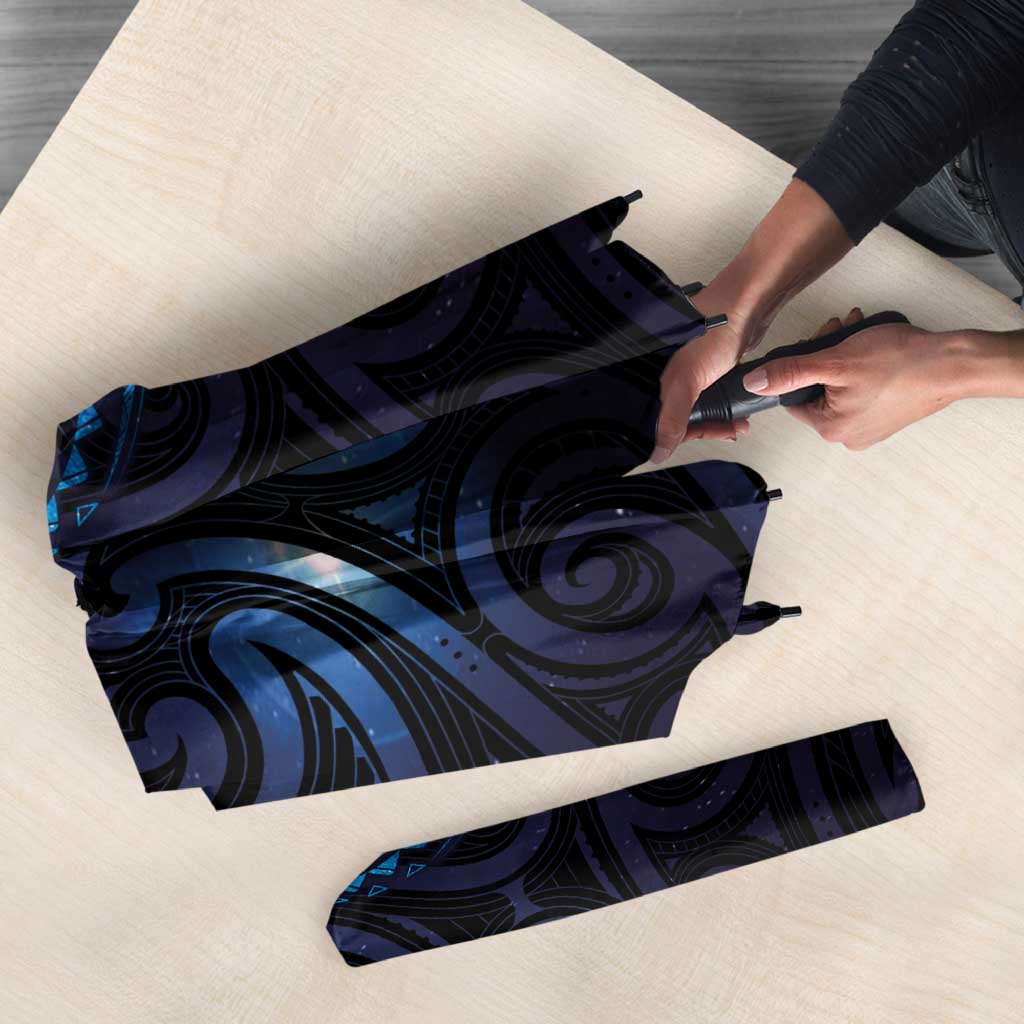 New Zealand New Year-Matariki Umbrella Aotearoa Maori Tattoo Galaxy Sky LT03 - Polynesian Pride