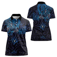 New Zealand New Year-Matariki Women Polo Shirt Aotearoa Maori Tattoo Galaxy Sky