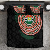 Penama Tribal Tattoo with Namele Leaves Bedding Set