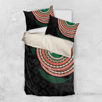 Penama Tribal Tattoo with Namele Leaves Bedding Set
