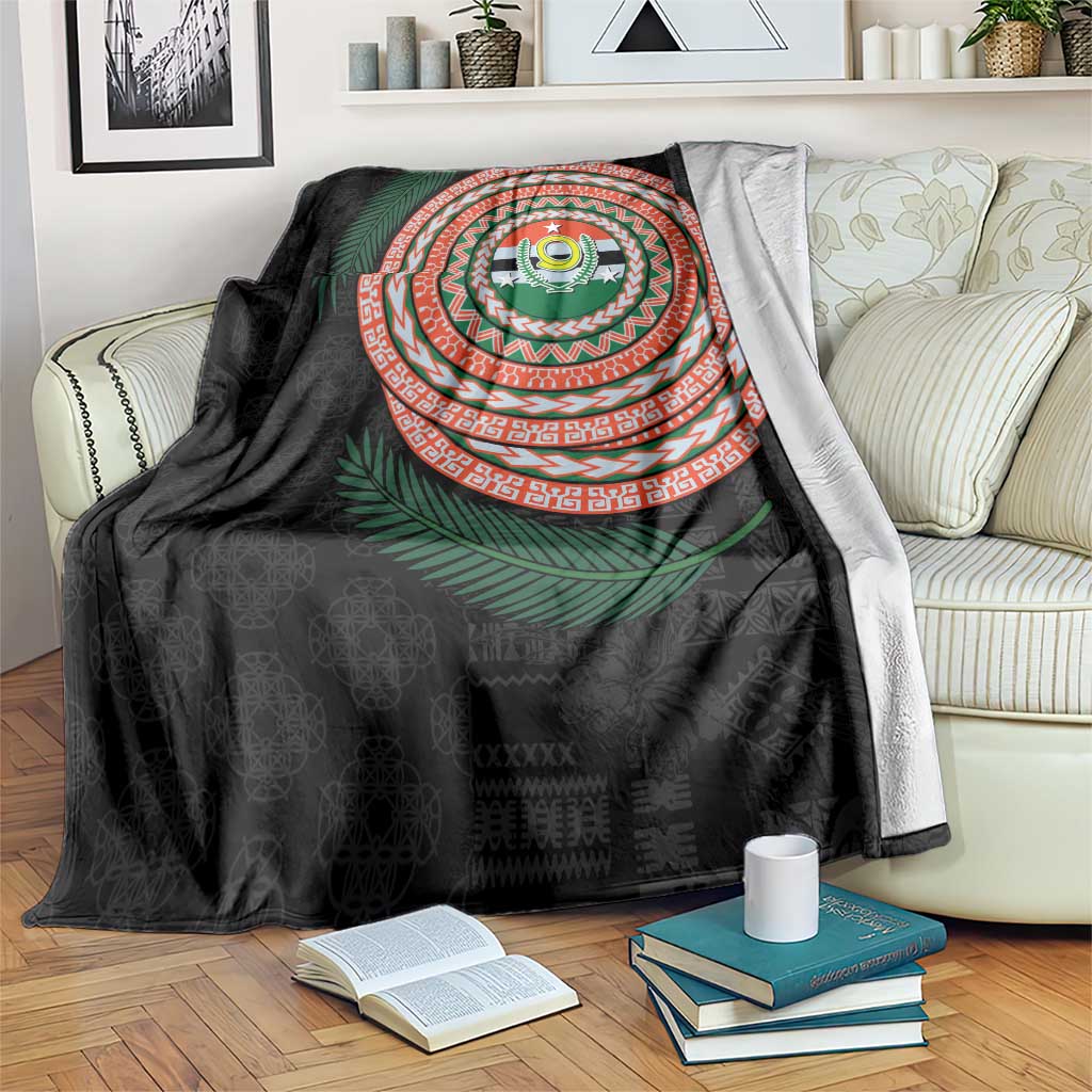 Penama Tribal Tattoo with Namele Leaves Blanket