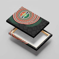 Penama Tribal Tattoo with Namele Leaves Canvas Wall Art LT03 - Polynesian Pride