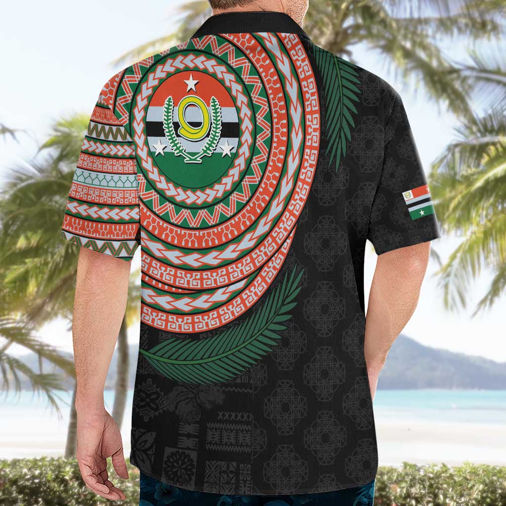 Penama Tribal Tattoo with Namele Leaves Hawaiian Shirt LT03 - Polynesian Pride