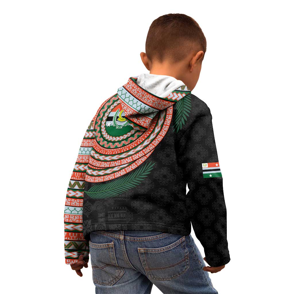 Penama Tribal Tattoo with Namele Leaves Kid Hoodie LT03 - Polynesian Pride