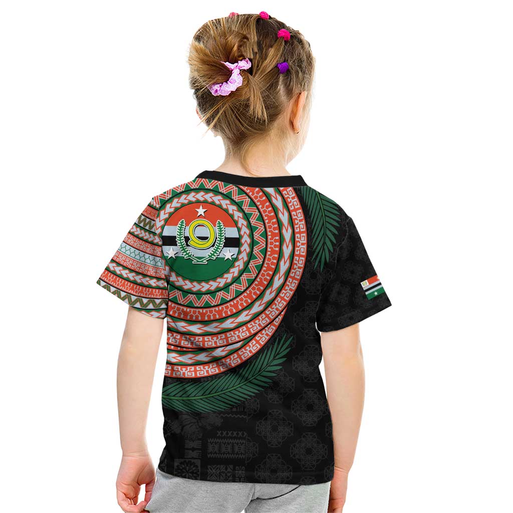 Penama Tribal Tattoo with Namele Leaves Kid T Shirt