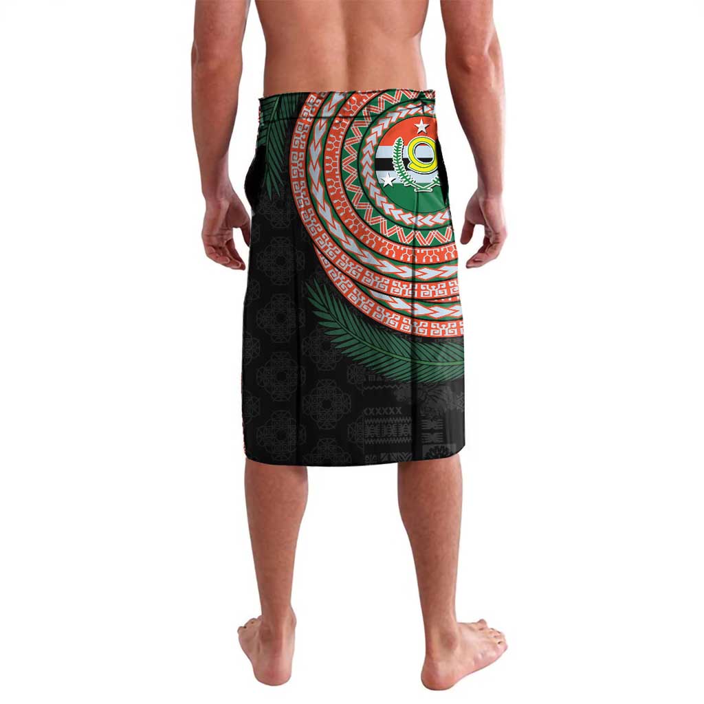 Penama Tribal Tattoo with Namele Leaves Lavalava