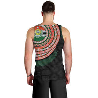 Penama Tribal Tattoo with Namele Leaves Men Tank Top LT03 - Polynesian Pride