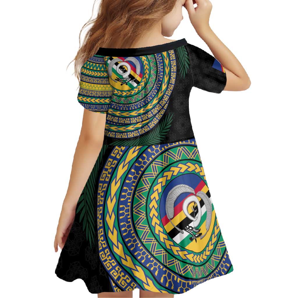 Torba Tribal Tattoo with Namele Leaves Family Matching Summer Maxi Dress and Hawaiian Shirt