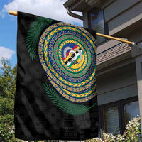 Torba Tribal Tattoo with Namele Leaves Garden Flag