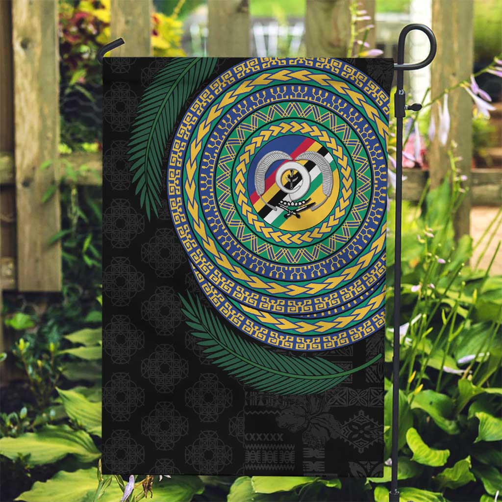 Torba Tribal Tattoo with Namele Leaves Garden Flag