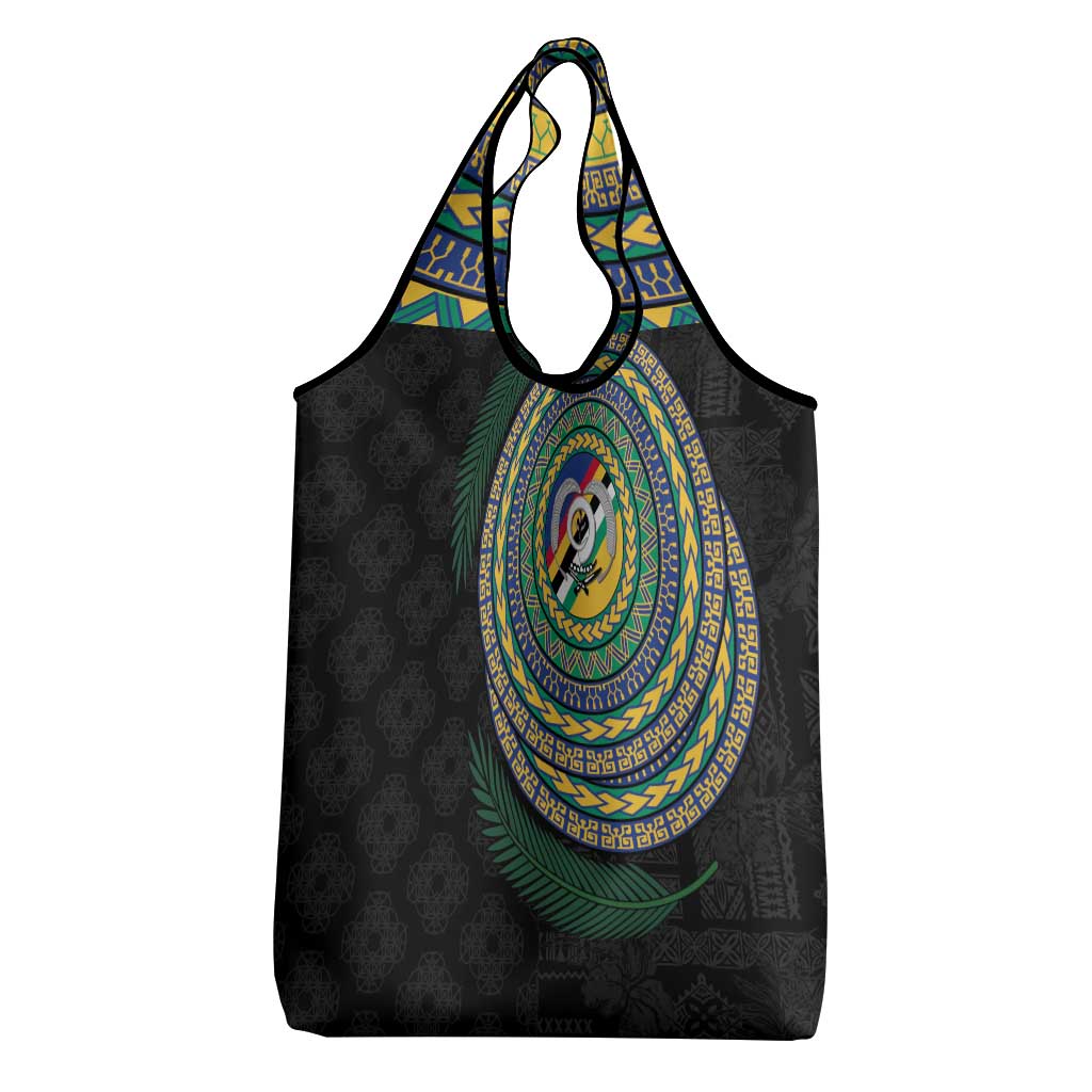 Torba Tribal Tattoo with Namele Leaves Grocery Bag LT03 - Polynesian Pride