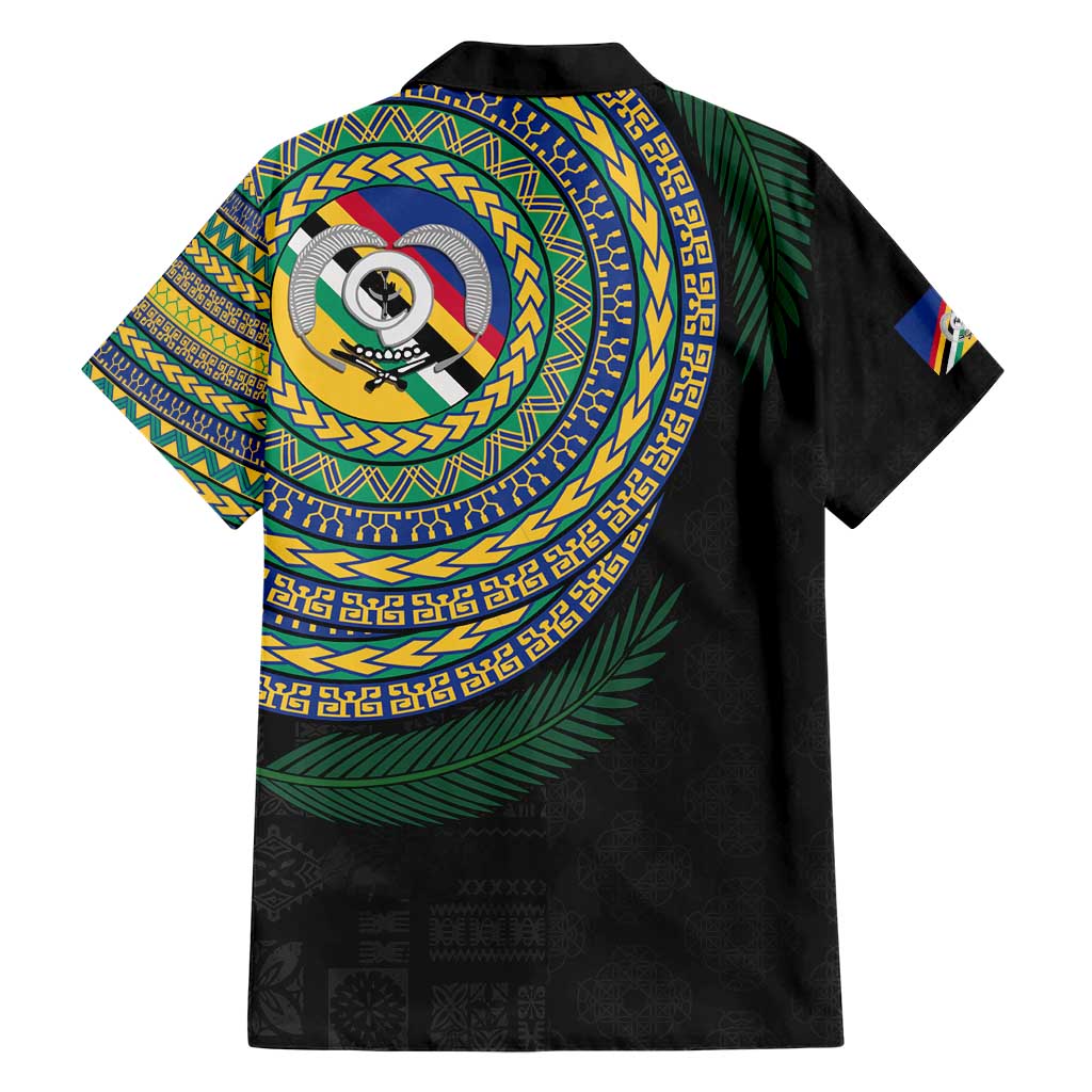 Torba Tribal Tattoo with Namele Leaves Hawaiian Shirt LT03 - Polynesian Pride