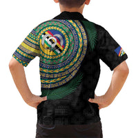 Torba Tribal Tattoo with Namele Leaves Hawaiian Shirt LT03 - Polynesian Pride