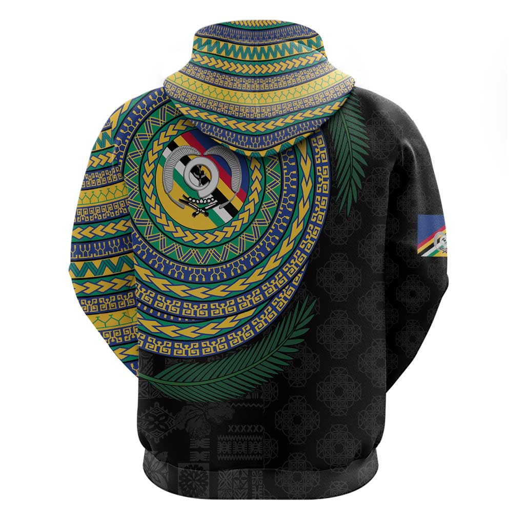 Torba Tribal Tattoo with Namele Leaves Hoodie