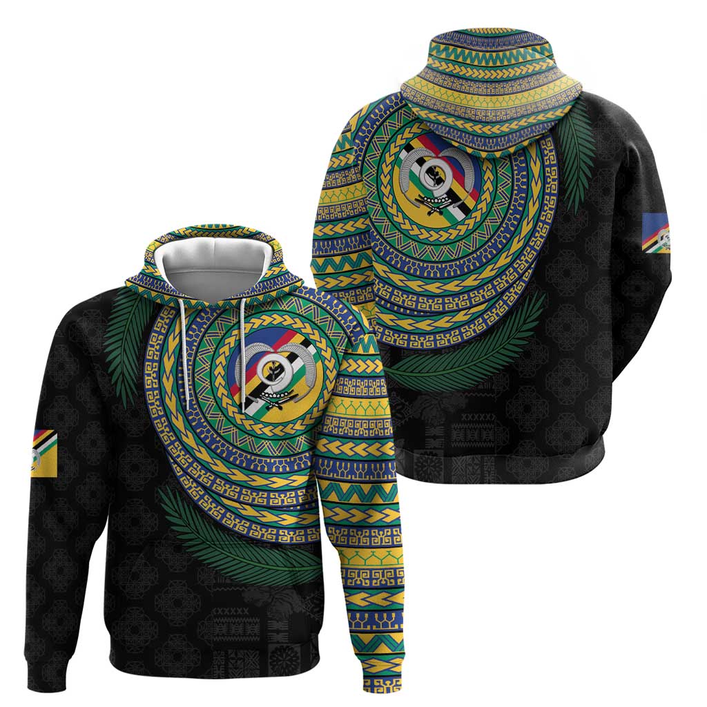 Torba Tribal Tattoo with Namele Leaves Hoodie